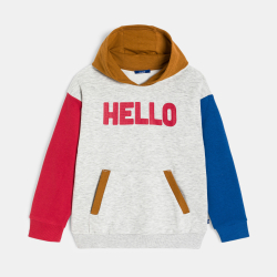 سويت شيرت بغطاء رأس باللون...